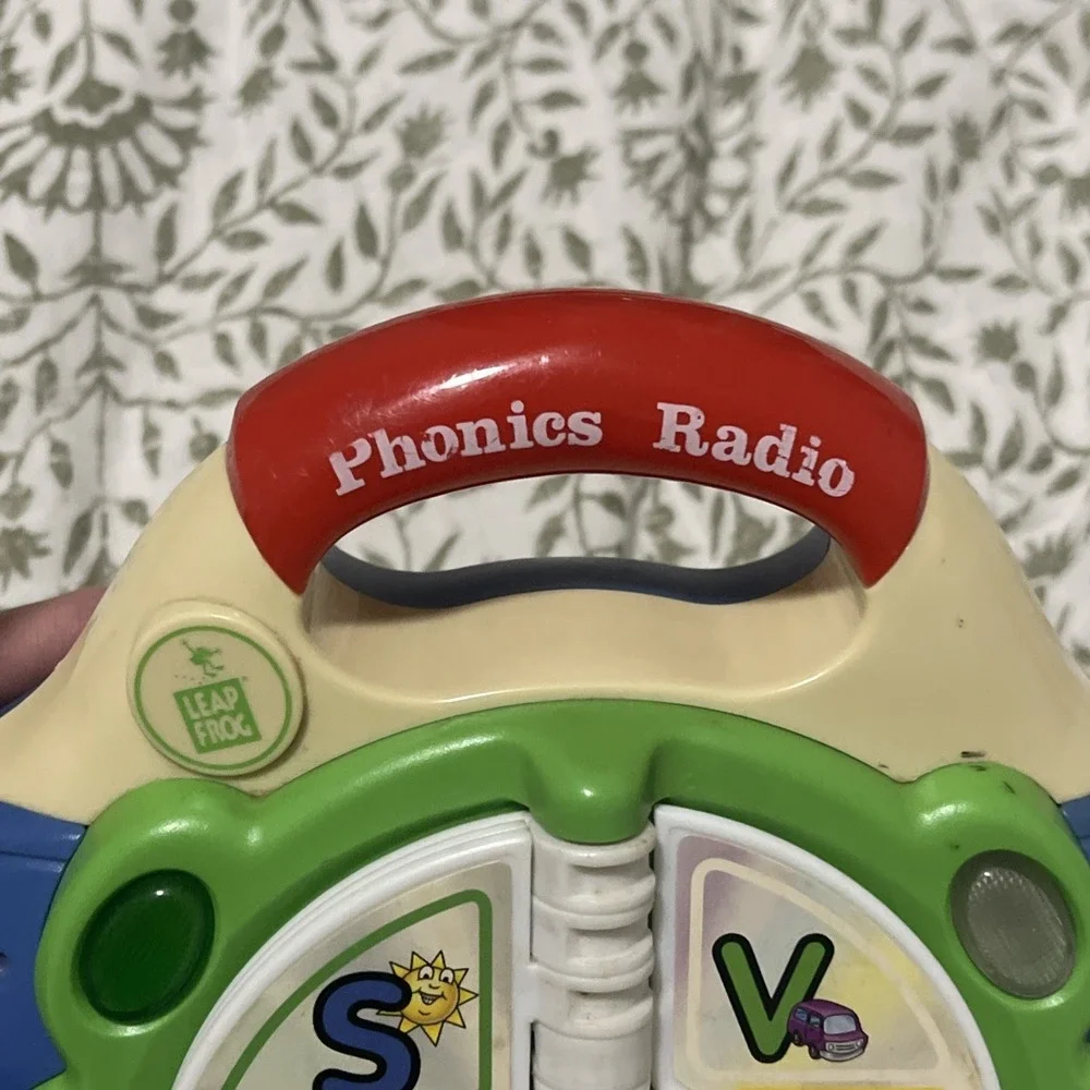 2002 Leap Frog Phonics Radio Educational Alphabet Musical ABC Learning Toy WORKS